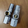 九牧（JOMOO） 角阀洗衣机水龙头脱落止水止回阀厨卫配件洗衣机角阀加厚三角阀 【6分洗衣机角阀】74123亮银 实拍图