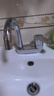 壹品印象冷热双孔洗脸盆水龙头卫生间面盆可旋转 浴室洗手池台盆龙头 【双孔大弯款】+80cm防爆管 实拍图