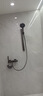 九牧简易淋浴增压花洒套装枪灰色小户型浴室极简分体无顶喷带喷枪 枪灰色 B款（恒温款）圆形花洒 实拍图