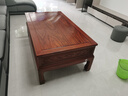 蒙地亚 红木家具非洲花梨（学名：刺猬紫檀）小户型中式实木长方形 茶桌 茶几客厅平几 实拍图