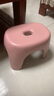 小凳子家用塑料加厚客厅茶几板凳椅子可叠放茶几凳换鞋凳 【kitty粉】成人款1只 实拍图