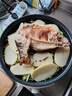 美的（Midea）家用电饼铛烙饼锅 三明治机早餐煎烤机电火锅 电炒锅烤肉锅 65mm加深 多功能锅 抗菌电煎锅JKE3062 实拍图
