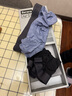 蕉内（Bananain）银皮301P莫代尔内裤男士棉裆7A抗菌透气运动四角短裤头四季款3件 [网眼]黑色+磁铁黑+洗石蓝 3条 L 实拍图