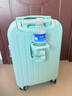 行李箱大容量小型拉杆箱20寸24寸26寸22寸旅行密码登机箱结实耐用 薄荷绿-多功能-京东六仓发货 20寸【登机尺寸】无侧把手挂钩 实拍图
