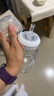 BABY MIND 适配布朗博士奶瓶配件奶嘴鸭嘴直饮重力球手柄圈垫片配贝亲奶嘴 3个学饮嘴吸管重力球（9个月+）送吸管刷/收纳盒 实拍图