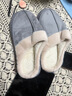 原沐初保暖厚底棉拖鞋女室内外穿棉鞋居家耐磨加厚孕妇月子鞋雪地靴 玛瑙灰 42-43 【适合41-42】 实拍图