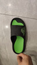 回力运动拖鞋男浴室内户外不易滑厚底凉拖鞋HL39391黑绿色39-40码 实拍图
