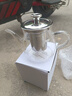 沁心茶壶套装玻璃家用煮泡茶耐热加厚耐高温烧水壶茶水分离养生壶 沁心钢漏壶400ML 实拍图