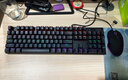 爱国者（aigo）DK104 机械键盘鼠标套装有线连接即插即用电竞游戏办公键鼠套装 全键无冲 RGB发光  黑色 红轴 实拍图
