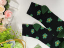 浪莎女士袜子女纯棉四季中筒女生长袜日系可爱休闲ins百搭女袜 趣味小花 6双 均码 实拍图