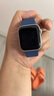 Apple/苹果 Watch SE 智能手表GPS款40毫米银色铝金属表壳丹宁色运动型表带S/M MXF13CH/B 实拍图