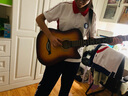维卡斯（WEIKASI）民谣吉他初学者木吉他单板新手入门练习琴guitar吉它学生男女乐器 38英寸日落色+礼包【初学推荐】 实拍图