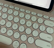 罗技（Logitech）时尚系列K380蓝牙键盘 笔记本电脑手机iPad平板MAC薄膜键盘 超薄便携办公键盘 K380line可妮兔 实拍图