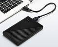 西部数据（WD）5TB 移动硬盘 USB3.0 My Passport随行版2.5英寸 黑 机械硬盘 笔记本电脑外接 大容量加密存储 实拍图