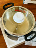 多星山东多星锅电热锅电炒锅电蒸锅多功能电锅304不锈钢多星电煮锅家用电火锅养生锅多用途锅 多星锅24cm（带2蒸格）3L 实拍图