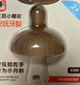 世喜牙胶婴儿口欲期3-6个月小蘑菇牙胶磨牙棒咬胶安抚磨牙防吃手 牙胶（橙）+防掉链 实拍图