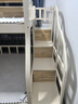 聚福财儿童床双层床男女孩上下铺成人床小户型带滑梯上下床上下层实木床 柜梯款 上铺宽160下铺宽180 实拍图