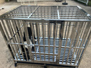 金百特 【不锈钢狗笼子】 金毛狗笼子中大型犬狗笼子宠物狗狗笼子狗屋高档狗别墅 【折叠款】125*79*107配6轮满焊 实拍图