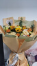 花不言向日葵混搭香槟毕业花束生日表白鲜花速递同城配送店女友礼物 三生有幸（11朵香槟+3朵向日葵+配花） 实拍图