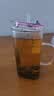CORONATION【微波炉专用】耐热透明方形杯彩把高硼硅玻璃杯可电陶炉直烧简约 【粉】单杯900ML+盖+吸管 实拍图