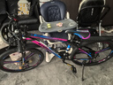 金武端自行车成人山地车公路赛车单车骑行变速超轻越野中学生初中青少年 尊享版-三刀轮-炫彩蓝【铝架】 26寸21速 实拍图