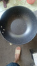 【亏本清仓】韩式麦饭石色不粘锅平底锅铁锅电磁炉不带盖 【出口品质】持久不粘28cm无盖 实拍图