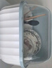品喻（PINYU）【中号】碗筷收纳盒碗柜厨房带盖碗筷餐具收纳盒碗碟架置物架 灰 实拍图