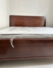 优卡吉胡桃木实木床新中式经济1.5/1.8米双人床主卧大床668# 1.8框架床 实拍图