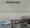 英雄（HERO）钢笔 285商务办公铱金书写练字书法墨水笔 黑丽雅 美工尖 实拍图