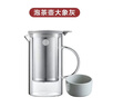 北鼎（Buydeem）茶壶 冲茶玻璃器具 分离过滤套装水壶茶器家用办公  高硼硅玻璃 泡茶壶*1（含沥水杯） 800ml 实拍图