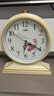 康巴丝（Compas）挂钟古典欧式座钟表复古客厅装饰台钟创意卧室床头时钟石英钟 3020数字白裂纹 实拍图