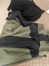 京东京造 穿山甲300冲锋衣男女防污防水三合一两件套冲锋衣男 黑绿拼色 S 实拍图