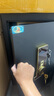 虎牌保险柜家用小型指纹密码WiFi保险箱办公全钢防盗可入墙 80金刚黑 驭尚系列（触控密码） 实拍图