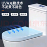 沐唯（muvi）马桶盖通用u型坐便器盖子配件加厚加大马桶圈厕所老式缓降座垫盖 大U型脲醛加厚款【安装通用型】 实拍图