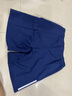 阿迪达斯短裤男夏季透气薄款宽松休闲运动梭织五分裤 蓝/白 1CS-BUW  M  实拍图