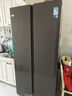 美的冰箱607/606/572升一级能效国家补贴双变频双开门对开门大容量风冷无霜家用节能以旧换新冰箱 BCD-606WKPM(E) 炭灰-月夜 实拍图