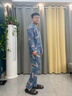 俞兆林睡衣男纯棉春秋季男士长袖男生大码套装冬天家居服全棉25年新款 NSJYI-8514（100%纯棉） XL （建议120-150斤） 实拍图