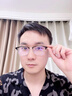 蔡司（ZEISS）镜片近视眼镜框大脸男士防蓝光蔡司眼睛近视镜框半框大框加宽镜框 3039 黑枪 镜架 实拍图
