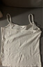 三枪【新疆弹力棉】圆领女吊带衫纯色背芯内搭薄款无袖显瘦打底衫 实拍图