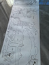 儿童涂鸦画卷超长填色绘画画纸幼儿园宝宝长卷纸加厚涂色画布护墙 3米涂鸦画卷+赠12色蜡笔礼盒品质套装 实拍图