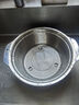炊大皇 304不锈钢盆筛套装 洗菜盆和面盆调料腌肉盆米筛29cm2件套 实拍图