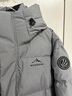 波司登（BOSIDENG）25新款羽绒服商场男女同款运动系列长款加厚连帽学生面包服外套 霜降灰8K05 -卡码拍小 XL 175/96A 体重约130-140斤 实拍图