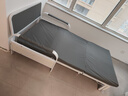 沙发床折叠两用2025新款客厅单人阳台多功能床小户型网红款伸缩床 [可储物]灰色猫爪可储物 总宽1.08m米+床垫（海绵+椰棕） 实拍图