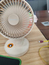 赛亿风宝充电定时USB小风扇空气循环家用风扇台挂电风扇户外便携轻音换气摇头扇床头办公室桌面小电扇 实拍图
