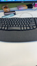 罗技（Logitech）Wave Combo 无线人体工学键鼠套装 垂直鼠标 无线蓝牙鼠标 办公键盘 无线键盘 蓝牙键盘 黑色 实拍图