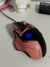罗技（G）G502 HERO 主宰者 电竞游戏鼠标 有线鼠标 RGB炫彩灯光  机械配重竞技FPS吃鸡宏cf吃鸡鼠标 G502H星河紫+类零99电竞鼠标垫【紫色】 实拍图