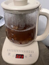 小熊（Bear）养生壶 煮茶器 烧水壶 煮茶壶 316L不锈钢多段保温迷你玻璃花茶壶 电热水壶1.5L YSH-E15Q7带滤网 实拍图