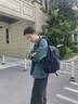 361°背包男士双肩包大容量书包商务通勤电脑包2026新款防泼水旅行包 黑色【可放16英寸电脑】 实拍图