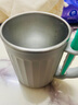 洁比世304不锈钢漱口杯情侣高颜值刷牙杯牙刷杯牙缸洗漱口杯灰色单个装 实拍图