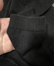 森马（Semir）100%美利奴纯色羊毛衫女2024冬新款半高领正肩气质打底衫可机洗 黑色调00499 XS /150/76A【宽松版，建议拍小一码】 实拍图